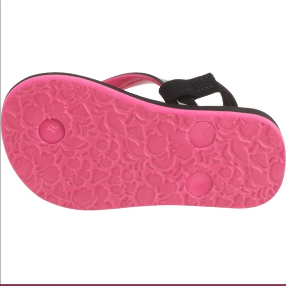 Roxy Bubbles II Toddler Flip-Flops with Back Strap - Picture 5 of 7